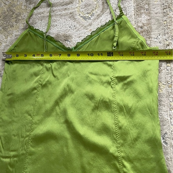 Luisa Cerano Chartreuse Silk Cami - Picture 9 of 10
